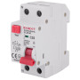 Диференційний вимикач 1P+N 25А 30мА "С" тип АС [s034105] E.NEXT e.rcbo.stand.2.C25.30