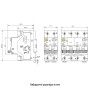 Дифференциальный выключатель 2P 6A 30mA 6kA "C" тип A [RCBO60-2-006-C-030-A] SB-R9NE UEC