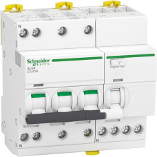 Дифференциальный выключатель 3P+N 10A 30мА "С" тип A-SI [A9DF3710] iCV40 Schneider Electric