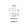 Диференційний вимикач 2P 20А 30мА 6кА "C" тип А [RCBO60-2-020-C-030-A] SB-R9NE UEC