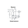 Дифференциальный выключатель 2P 40A 30mA 6kA "C" тип A [RCBO60-2-040-C-030-A] SB-R9NE UEC