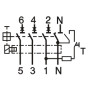 Диференційний вимикач 3P+N 16А 30мА 6кА "B" тип АС [2174004] KZS-4M ETI