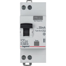 Дифференциальный выключатель 1P+N 20A 30мА "C" тип AC [419400] RX3 Legrand