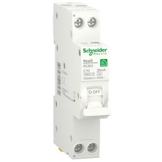 Дифференциальный выключатель 1P+N 10A 30мA 6кA "C" тип А [R9D88610] RESI9 Schneider Electric