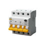 Диференційний вимикач 4P 25А 30мА 6кА "C" тип А [RCBO60-4-025-C-030-A] SB-R9NE UEC