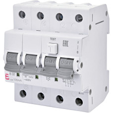 Дифференциальный выключатель 3P+N 16А 30мА "C" тип AC [2174024] KZS-4M ETI