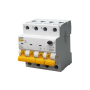 Диференційний вимикач 4P 32А 30мА 6кА "C" тип А [RCBO60-4-032-C-030-A] SB-R9NE UEC