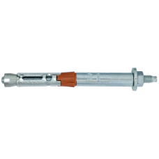 HDA-N М8 12х120мм прижим 50мм анкер распорный с гайкой сталь 8.8 оцинкованный [92F2S00H92FN12A220] Metalvis