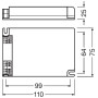 LED драйвер 50W 220-240V выходная 15-54V 1400mA DIM NFC IP20 [4062172061889] Osram OTi DALI