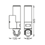 SMART светильник настенный с камерой 16W 220V 1750lm 3000K HD WIFI 120х320х80mm [4058075564602] Ledvance