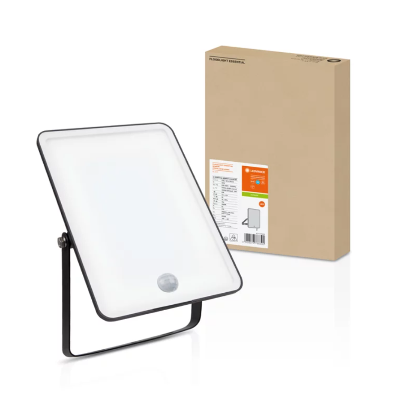 Прожектор LED 50W 220V 4500lm 6500K IP65 238x161x34mm с датчиком движения [4058075768413] Ledvance Flood Essential sensor