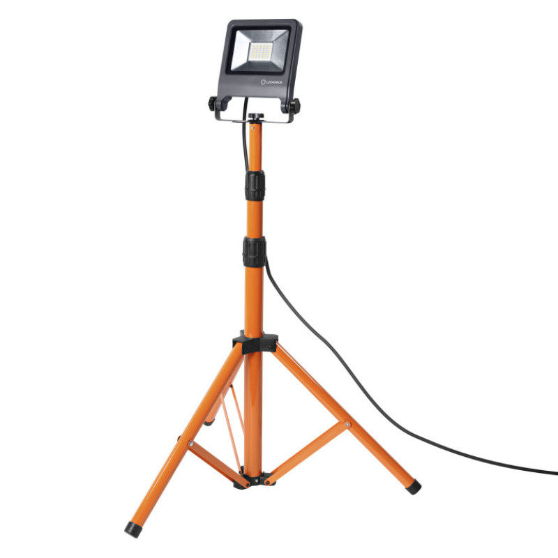 Прожектор LED 30W 220V 2700lm 4000K 1750x780x680mm IP65 со штативом [4058075213937] Ledvance Worklight Tripod
