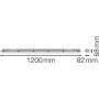 Cветильник LED линейный 32W 220V 4400lm 4000K 1200x82x68mm IP65 [4058075541108] Ledvance DP 1200