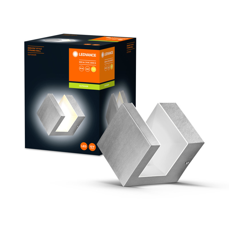 Світильник 9W 220V 600lm 3000K IP44 125x100x100mm [4058075477896] Ledvance ENDURA STYLE PYRAMID