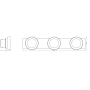SMART светильник 18W 220V 1800lm 3000-6500K TW WIFI 480х78х100mm [4058075573727] Ledvance ORBIS WALL ROUND DIM