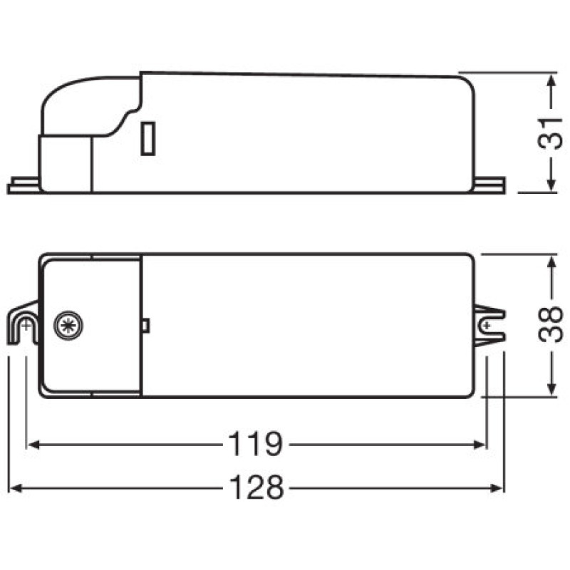 Електронний трансформатор 70W 220-240V для галогенних ламп DIM IP20 [4008321111593] ET PARROT Osram