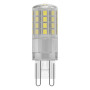 Лампа светодиодная 4.5W 230V 600lm 2700K G9 17x55mm капсула [4058075432451] OSRAM LED PIN48 CL