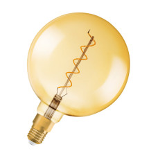 Лампа светодиодная винтажная 5W 220V 300lm 2000K E27 200x290mm [4058075092013] OSRAM FIL Vintage Spiral Globe