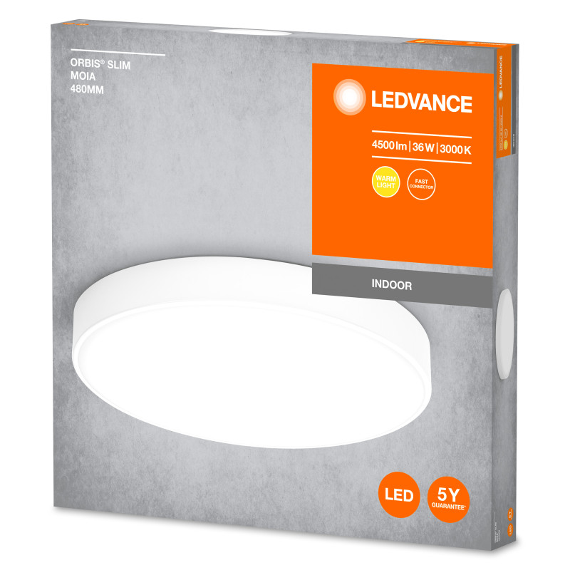 LED Світильник накладний 36W 220V 2700-4500lm 3000K 50х480mm [4099854092466] LEDVANCE CEILING MOIA