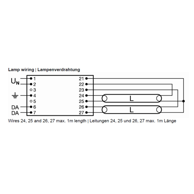 2x36 ЕПРА для люмінесцентних ламп T8 220-240V DIM IP20 [4050300870885] QTi DALI Osram