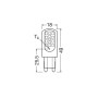 Лампа светодиодная 3.8W 220V 470lm 4000K G9 18х49mm капсула [4058075432420] OSRAM LED PIN G9