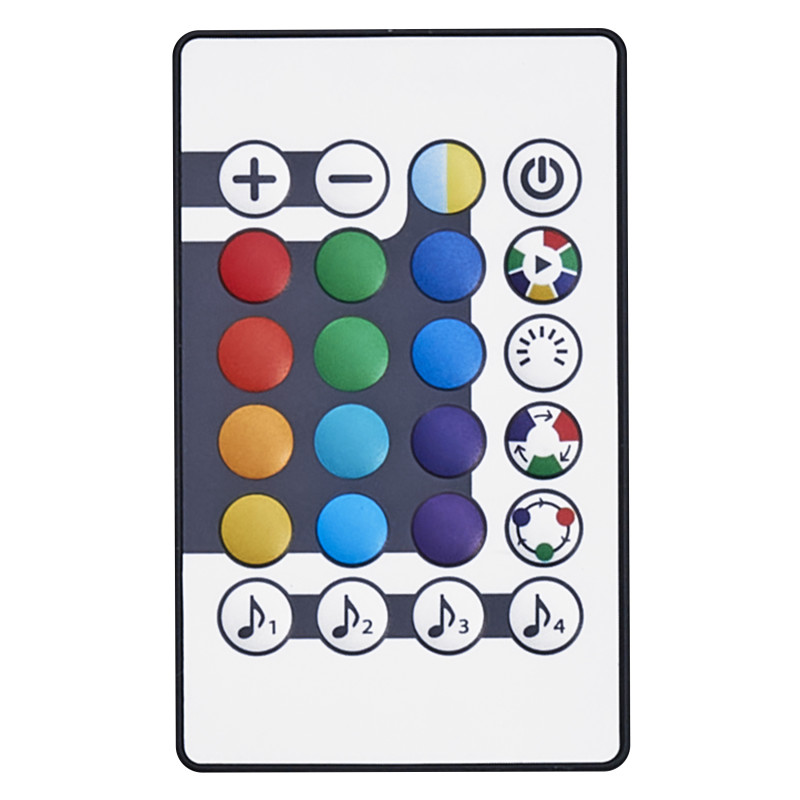 Audio LED лента с пультом и аккумулятором RGB 12.5W 220V IP20 DIM [4099854448591] 3000х3х10mm Osram