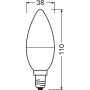 Лампа LED 7,5W 230V 806lm 6500K E14 38x110mm свічка [4058075311909] LED VALUE CL B60 OSRAM
