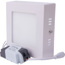Накладной LED светильник 6W 220V 420lm 4500K 115x115x28mm IP40 белый [l0860010] E.NEXT e.led.mp.Square.S.6.4500