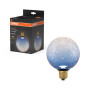 Лампа LED 3,5W 230V 300lm 2700K E27 125x160mm [4099854608421] Flat Décor Round Blue Osram