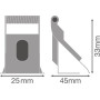 Затиск для панелі panel mounting clips 1x4, Ledvance [4058075409859] Ледванс