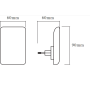 Нічник 0.3W 230V 5lm 3000K 60x90x60mm [4099854532139] Osram LUNETTA Glow в розетку