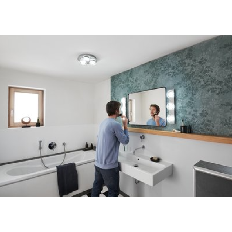SMART светильник 18W 220V 1800lm 3000-6500K TW WIFI 480х78х100mm [4058075573727] Ledvance ORBIS WALL ROUND DIM