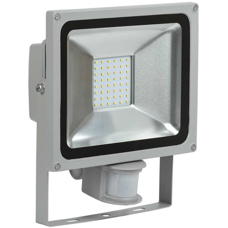 Прожектор світлодіодний Сдо 05-30Д (детектор) smd ip44 сірий іек [lpdo502-30-k03]