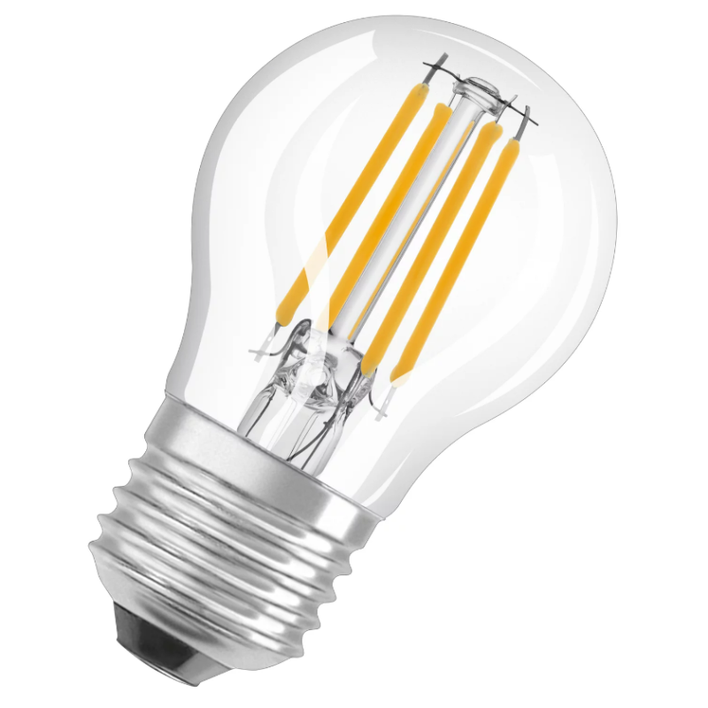 Лампа светодиодная 5.5W 220V 806lm 2700К E27 45х77mm груша [4058075434882] LED Retrofit CLASSIC P OSRAM
