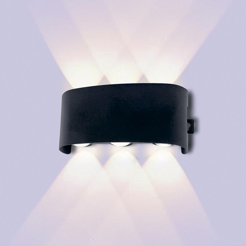 LED Светильник уличный 6W 230V 360lm 3000K IP65 157x75x57mm фасадный [4262380667266] LED-6W/3000K(SL) EUROLAMP