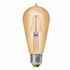 Лампа LED винтажная акция 1+1 7W 220V 680lm 2700K Е27 64x148mm филаментная [4260642638887] MLP-LED-ST64-07273 EUROLAMP