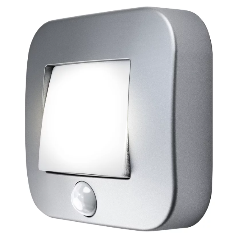 Ночник 0.3W 14lm 4000K 3x1.5AAА 84x22x73mm [4058075260672] Ledvance NIGHTLUX Hall с сенсором движения и света