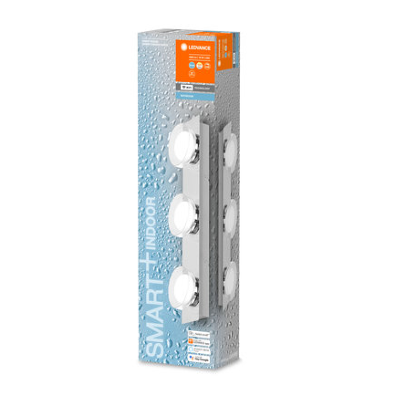 SMART светильник 18W 220V 1800lm 3000-6500K TW WIFI 480х78х100mm [4058075573727] Ledvance ORBIS WALL ROUND DIM