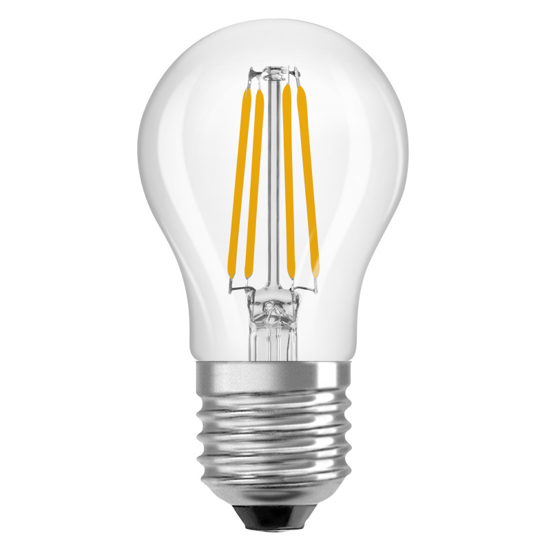 Лампа филаментная 3,4W 230V 470lm 4000K E27 45x84mm шар [4099854468070] LED CL P40 OSRAM