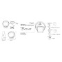 Ночник 0.30W 5V 5lm 3000-6500K 1000mAh 90x96.1x48.4mm [4099854530838] Osram NIGHTLUX CLOCK на аккумуляторе