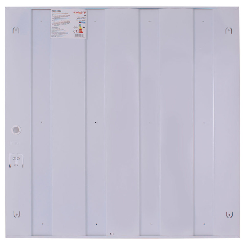 Светодиодная панель 36W 3000lm 6500K 595x595x19mm с опаловым рассеивателем IP20 [l0850006] E.NEXT e.LED Surface 600.Opal