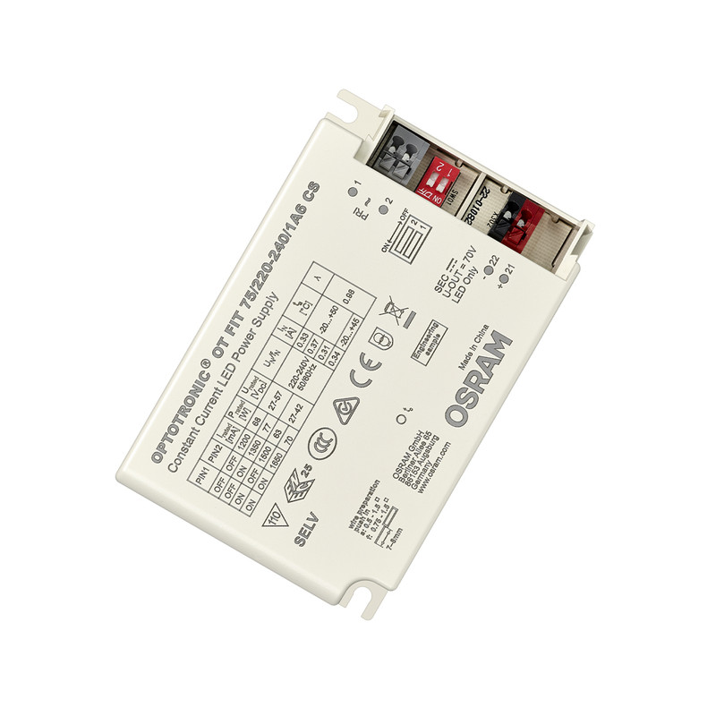 LED драйвер 75W 220-240V выходная 27-42V 1650mA IP20 [4052899999565] Osram OT FIT CS