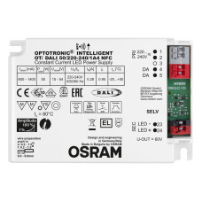 LED драйвер 50W 220-240V выходная 15-54V 1400mA DIM NFC IP20 [4062172061889] Osram OTi DALI