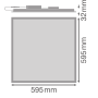 Светодиодная панель 36W 4200lm 4000K 595x595x32mm IP40 [4058075694460] Ledvance PL CMFT P