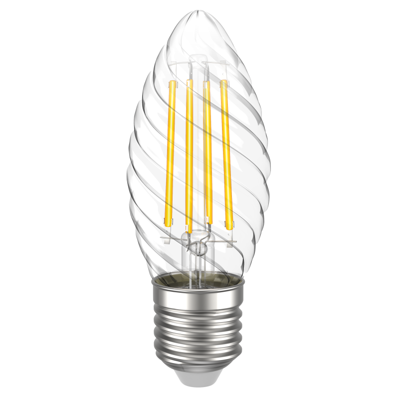 Лампа светодиодная винтажная 5W 220V 4000К E27 35x97mm филаментная [LLF-CT35-5-230-40-E27-CL] серия 360° УЕК