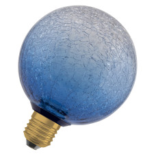 Лампа LED 3,5W 230V 300lm 2700K E27 125x160mm [4099854608421] Flat Décor Round Blue Osram