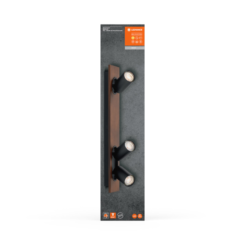 LED Светильник спот 10.2W 220V 690lm 2700K GU10 DIM 520х142х100mm [4058075828087] DECOR SPOT MERCURY LEDVANCE
