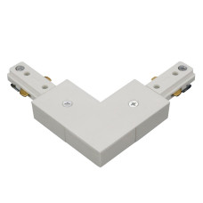 Соединитель угловой L-образный для однофазного шинопровода 85x18,5x34mm белый [4099854395567] Ledvance TrackLight L-CON