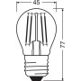 Лампа светодиодная 5.5W 220V 806lm 2700К E27 45х77mm груша [4058075434882] LED Retrofit CLASSIC P OSRAM