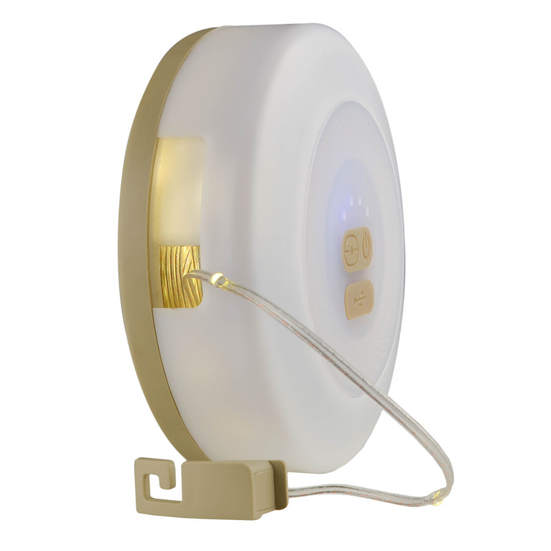 Лампа-фонарь LED с гирляндой 5W 5V 260lm 115x115x40mm [ECO018001012] АСКО GF5018R